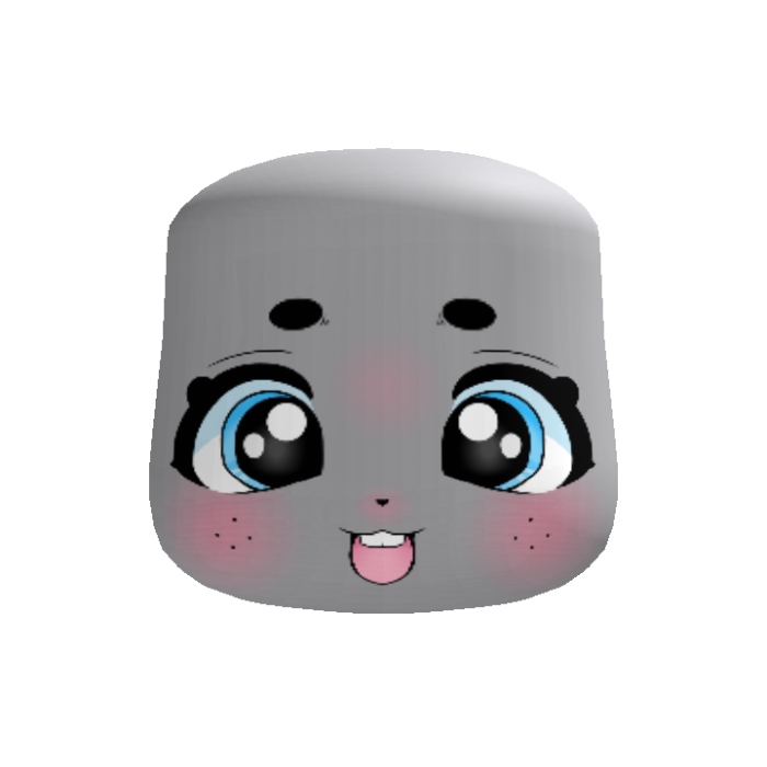 🐹 : Kawaii Tweencore Moe Hamster Face (Blue)