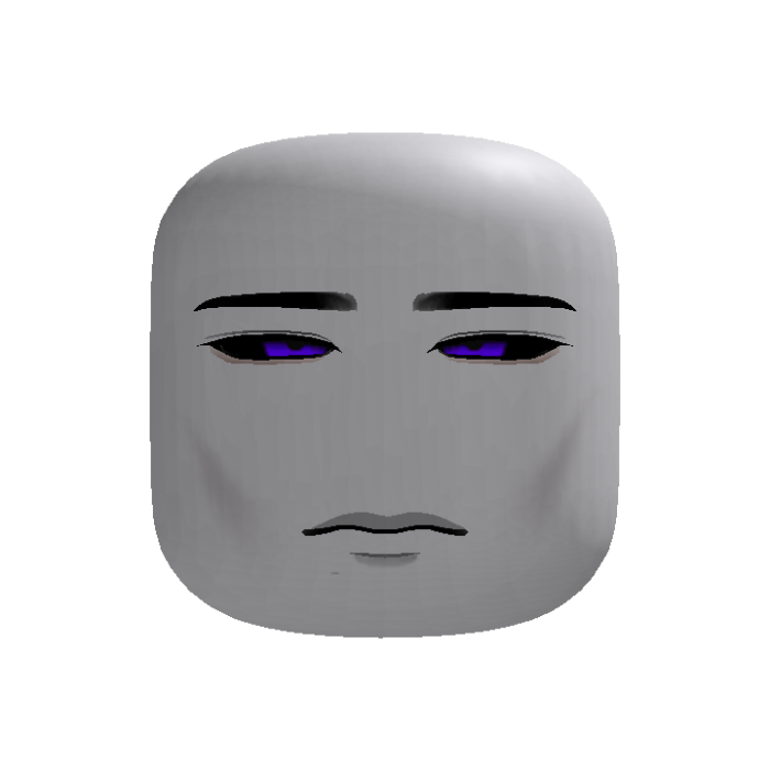 {🌙} Purple Demon Glare Face Emissive Glow