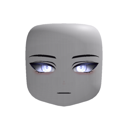 Anime Face w/ Luminous Violet Eyes