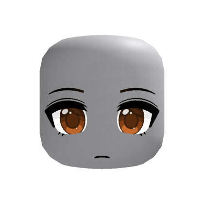 Brown Tired Eyes Cute Emo Sad Bored Anime Face