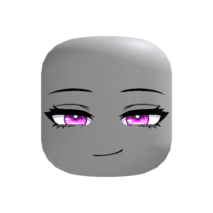 [ANIMATED] Smug Anime Girl Pink Eyes