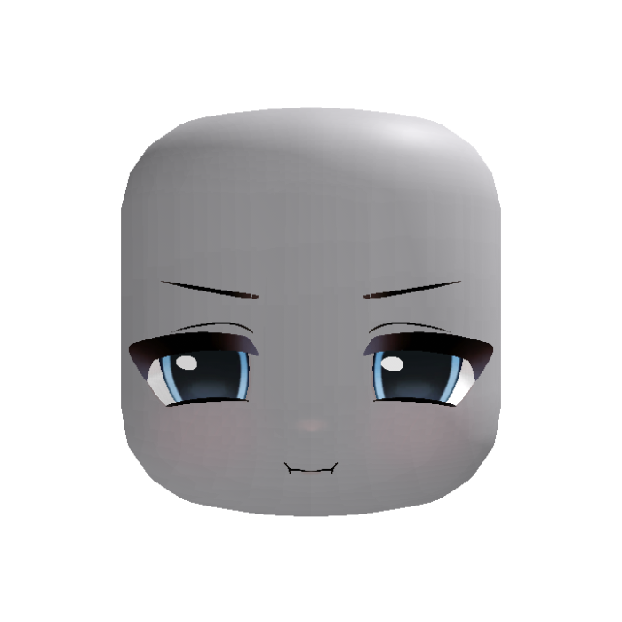 💢 stubborn tsundere anime angry tween face blue