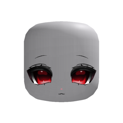 (animated) Cute Cat Eyed Doll Moe Face Blood Red