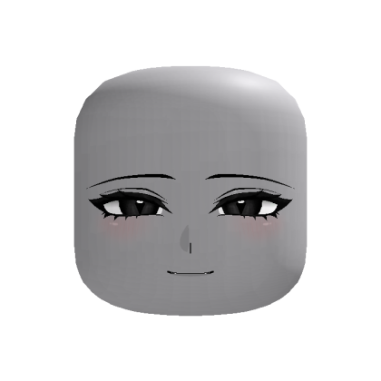 (Animated) Anime Mature Girl Face - Black