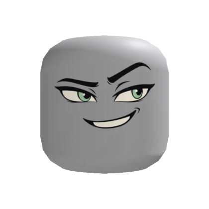 Emerald Smirk Anime Face