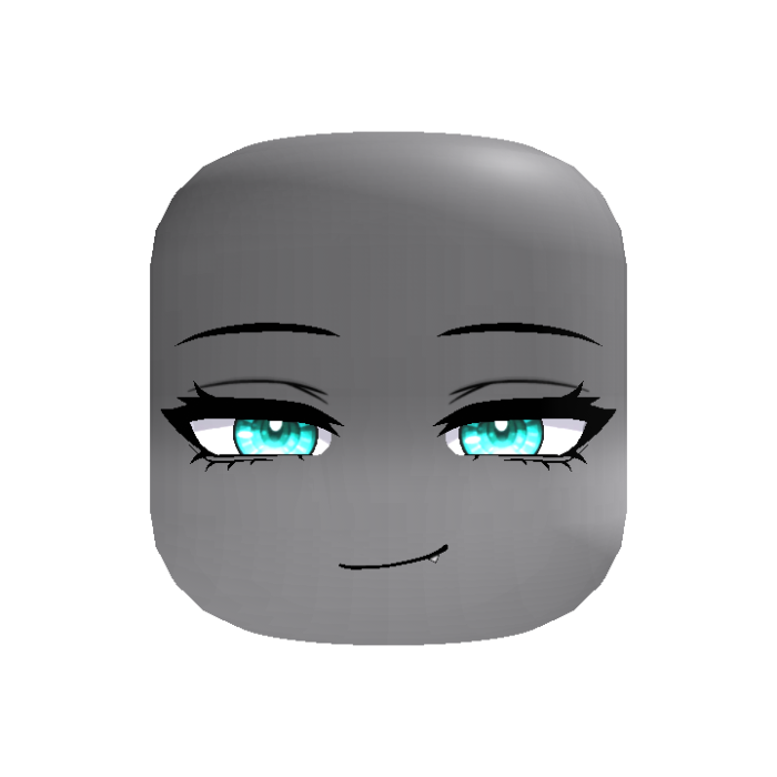 [ANIMATED] Smug Anime Girl Blue Eyes Shadowed