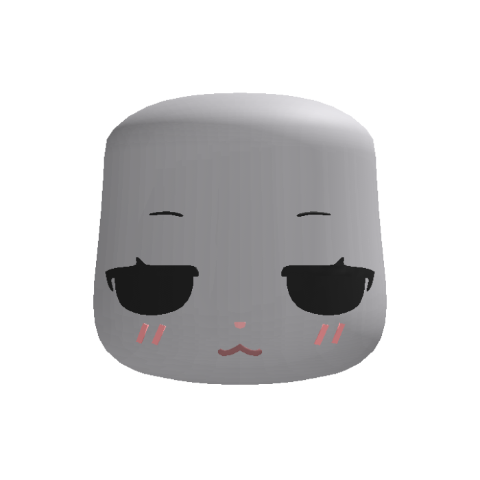 (animated) chibi wii mii silly smug face