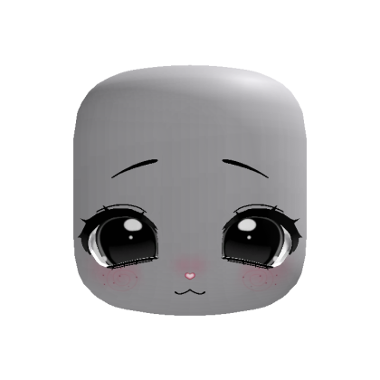 (animated) cute moe puppy eyes in black