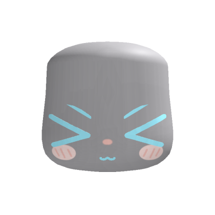 (Animated) Wii Mii Blue Blinking Kawaii Face