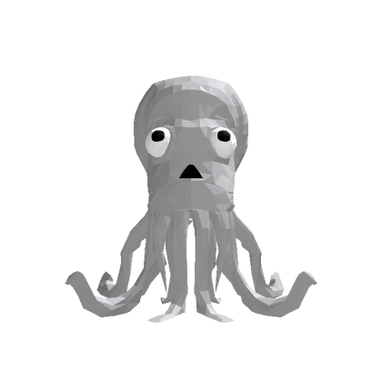 LowPoly Octopus Head (Recolorable)