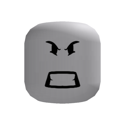 Classic Style Angry Face