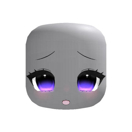 [EMISSIVE] Glowing Cute Kawaii Anime Eyes Purple