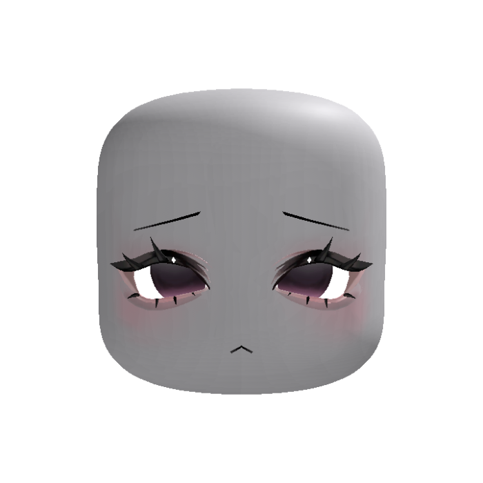 Sad Pink Eyes Head (Animated)