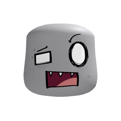 😲 Scene Surprised Fangs Emo Cheeks Head