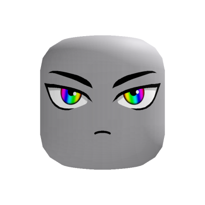Mad Anime Boy Face (Rainbow) thumbnail