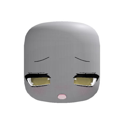 (Animated) Yellow Cute Kawaii Tired Face