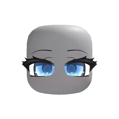 Chibi Relaxed Cat Eyes  - Blue thumbnail