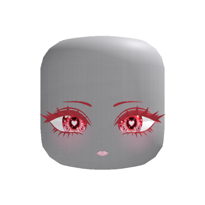Red Heart Animated Face