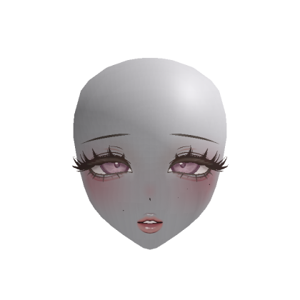 Elegant Pretty Anime Girl Face (NO OUTLINE)