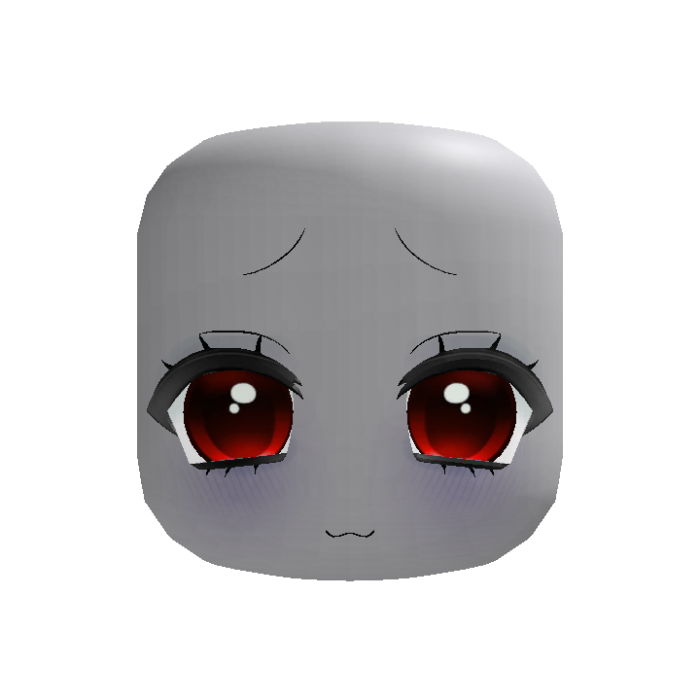 cute moe stare eyes in red (animated)