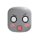 Happy Anime Chibi Surprised Face