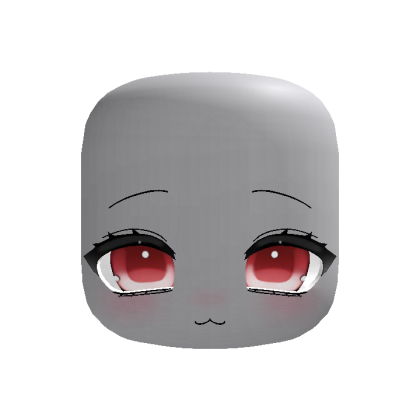 relaxed anime moe eyes in red (animated)