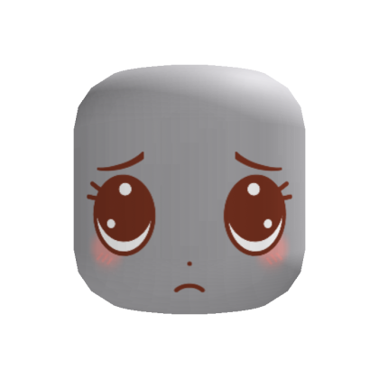 Sad Igari Kawaii Girl Face (Recolorable) thumbnail