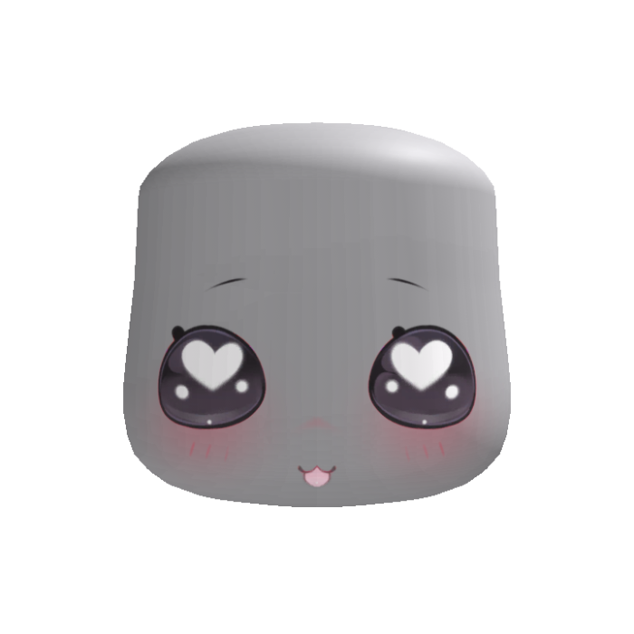 Cute Bubbly Heart Stare Face