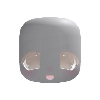 (Animated) Light Brown Adorable Chibi Happy Face