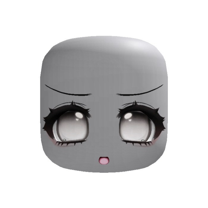 (Animated) Adorable Kawaii Moe White Excited Face