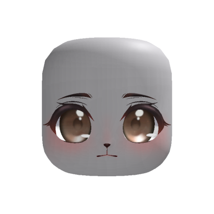 Cute Chibi Sheep Lamb Face - Brown thumbnail
