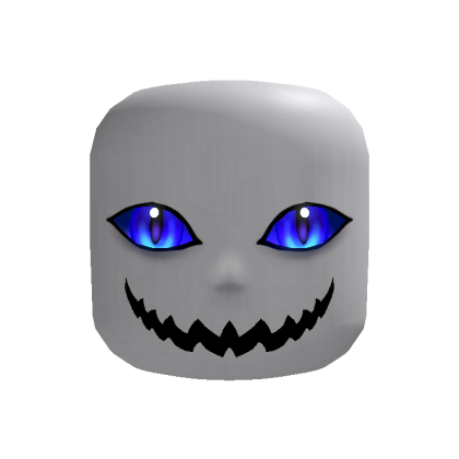 [Emissive] Blue spooky demon face