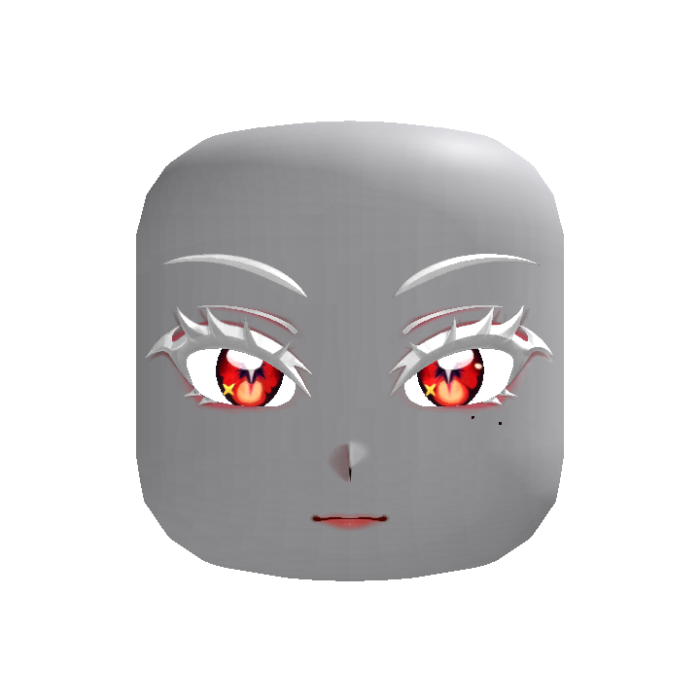 Albino Kawaii Bat Lash Face