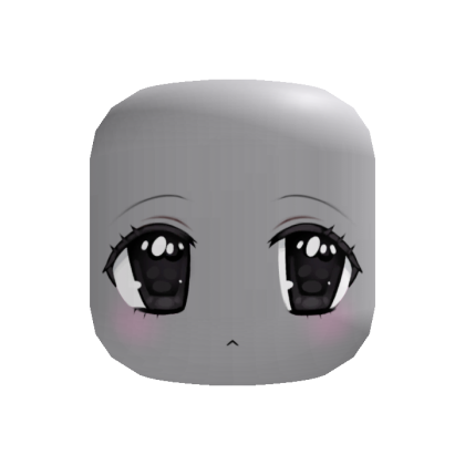 kawaii moe side look chibi sparkly face