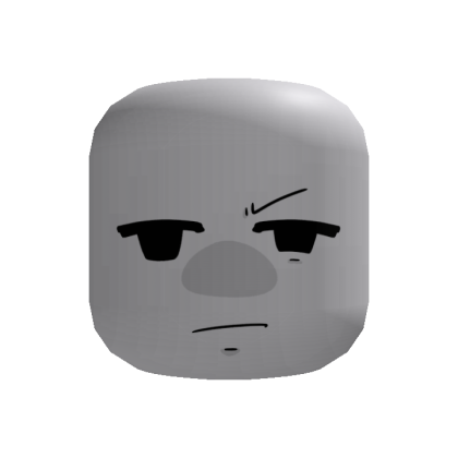 Angry Suspicious Cartoon Face (Recolorable)