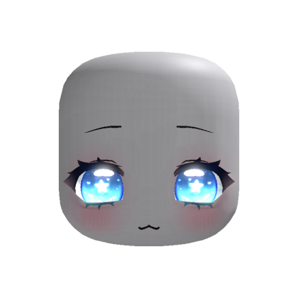 (GLOWING) blue kawaii sparkly puppy eyes