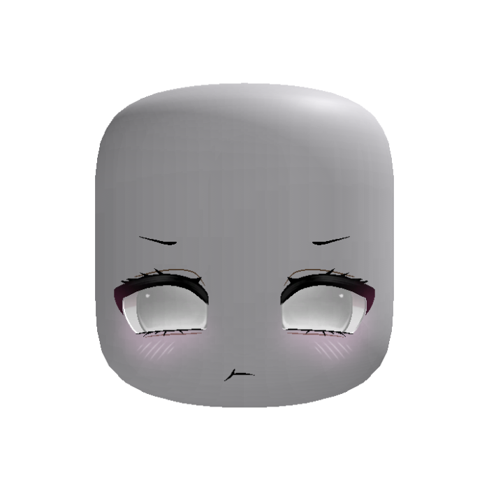 (animated) smug little moe bunny anime face white