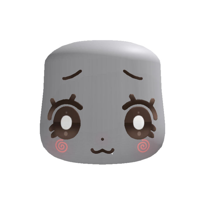 (animated) cute kawaii chibi bunny face brown