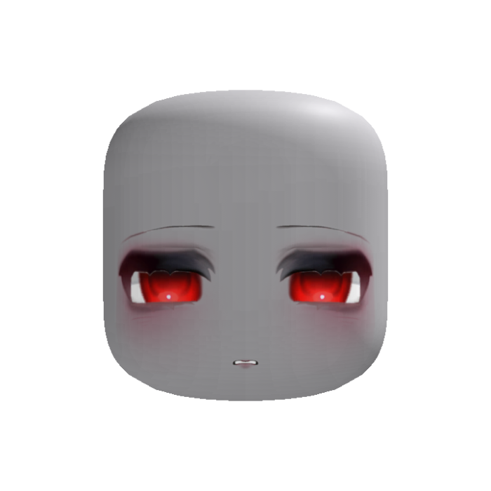 cute unbothered eyes - red