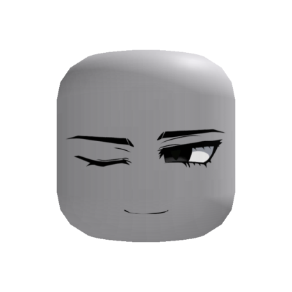 Handsome Wink Face (Recolorable) thumbnail