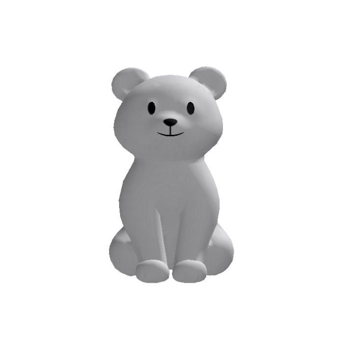 Sitting Bear Recolorable V2