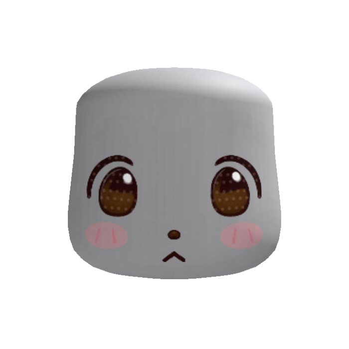 kawaii igari bear mii face (brown)