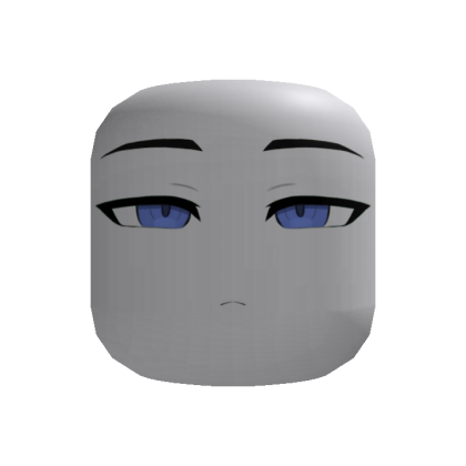 Tired Emo Boy Aura Face (Blue)