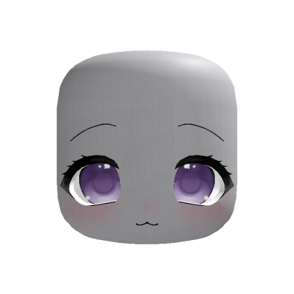 cute anime moe stare eyes in purple (animated)