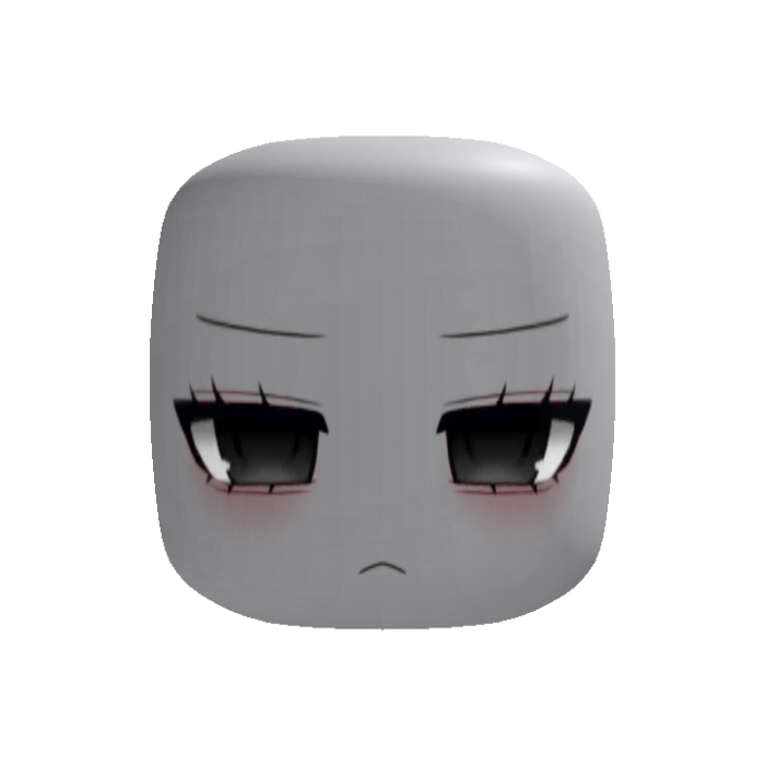 kawaii fierce moe chibi girl face