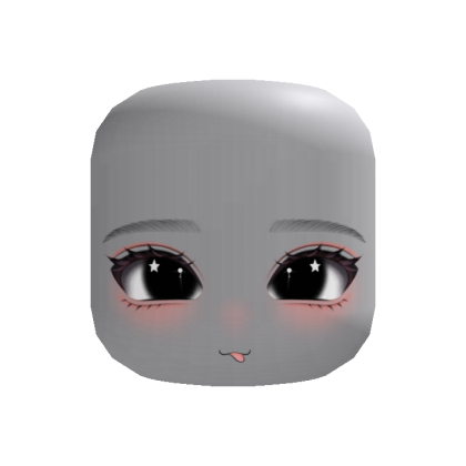 ♡Adorable soft Popstar chibi Face♡(Black eyes)