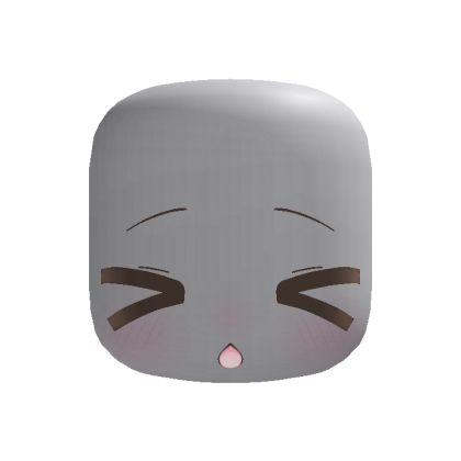 (Animated) Brown Cute Kawaii Silly Blink Face