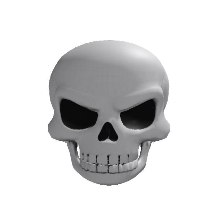 💀Evil Skull ( Recolorable )