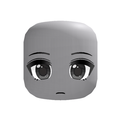 Grey Tired Eyes Cute Emo Sad Bored Anime Face
