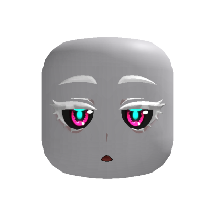 Albino Ifrita Kawaii Demon Face Retro